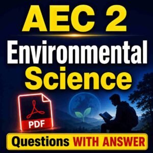 AEC 2: Environmental Science VVI Question with Answer PDF